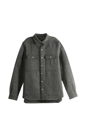Rick Owens chest-pocket shirt jacket - Grey