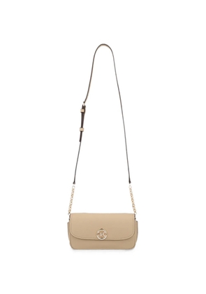 Michael Michael Kors small Nolita logo-plaque leather crossbody bag - Neutrals