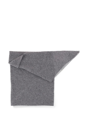 Faliero Sarti triangular cashmere scarf - Grey