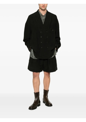Ziggy Chen double-breasted buttoned jacket - Green
