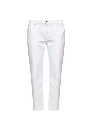 7 For All Mankind slim-fit five-pocket jeans - White