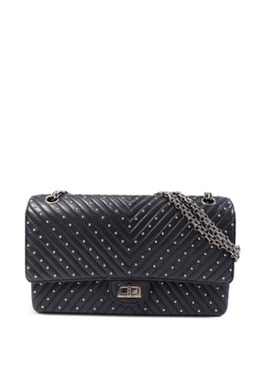CHANEL Pre-Owned 2.55 studded chain shoulder bag - Black