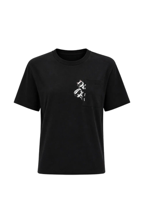 Karl Lagerfeld graphic-print patch-pocket T-shirt - Black