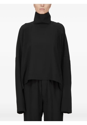 Rick Owens Jumbo high-neck oversized top - Black