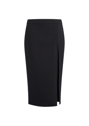 DONDUP front-slit pencil midi skirt - Black