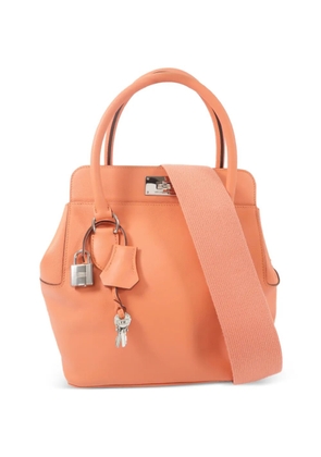 Hermès Pre-Owned 20 Toolbox leather shoulder bag - Orange