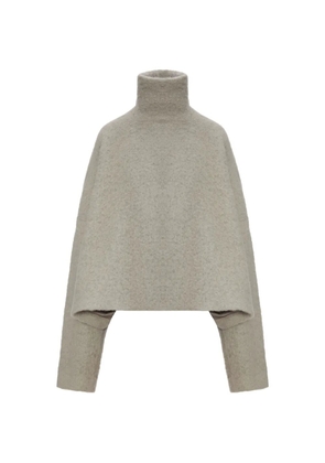 Rick Owens Jumbo high-neck sweater - Grey