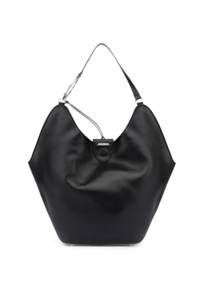 DONDUP large Erotica ring-detail leather shoulder bag - Black