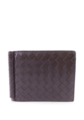Bottega Veneta Pre-Owned Intrecciato bifold money-clip wallet - Brown