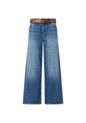 LIU JO flare jeans with belt - Blue