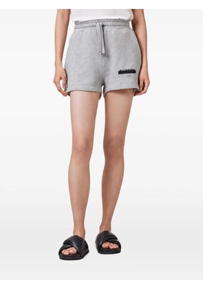 AllSaints Sorri Redact drawstring-waist shorts - Grey