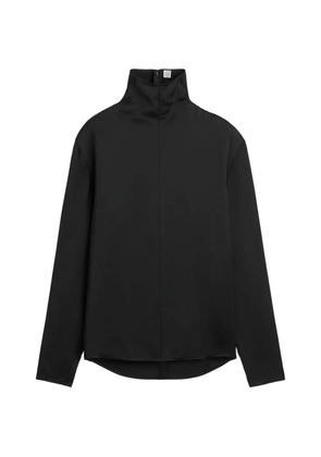 TOTEME Slouch-neck blouse - Black
