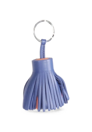 Hermès Pre-Owned Carmen leather bag charm - Blue