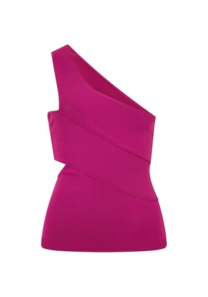 Alberta Ferretti one-shoulder top - Pink