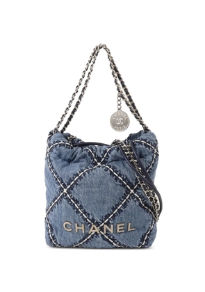 CHANEL Pre-Owned mini Chanel 22 shoulder bag - Blue