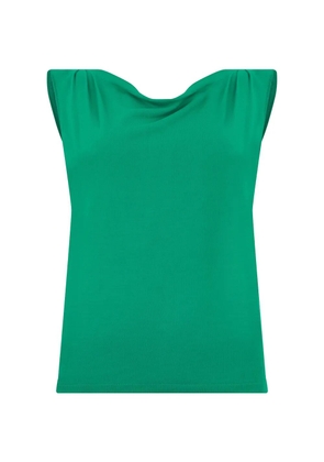 Alberta Ferretti draped-back blouse - Green