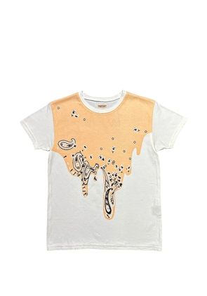 KAPITAL Bandana Drip T-shirt - White