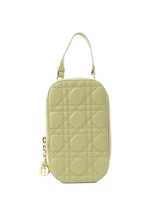 Christian Dior Pre-Owned Cannage Lady Dior phone holder - Green
