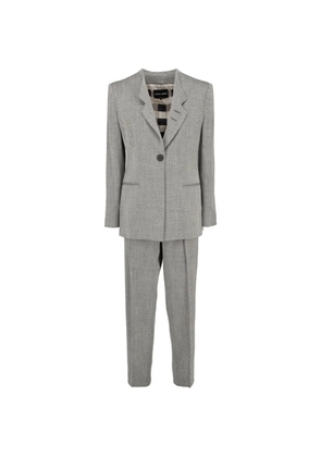 Giorgio Armani Pre-Owned herringbone-pattern suit - Grey