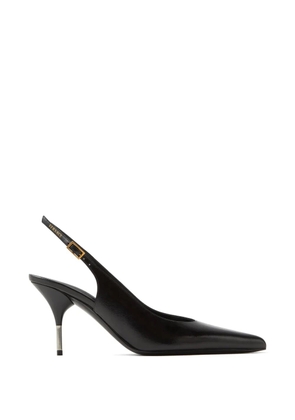 Versace pointed slingback pumps - Black