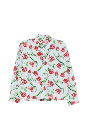 Kenzo floral-print shirt - Blue