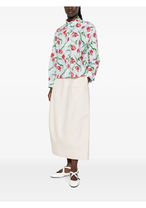 Kenzo floral-print shirt - Blue
