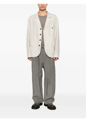 Ziggy Chen single-breasted blazer - Neutrals