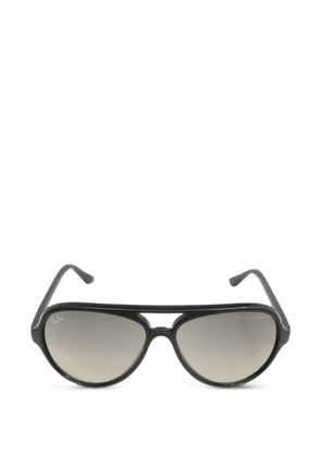 Ray Ban Vintage Cats 5000 pilot sunglasses - Black