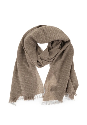 Fabiana Filippi fringed scarf - Brown