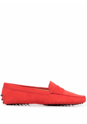 Tod's gommini mocassino loafers - Red