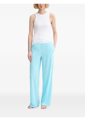 DKNY logo-print pajamas - Blue