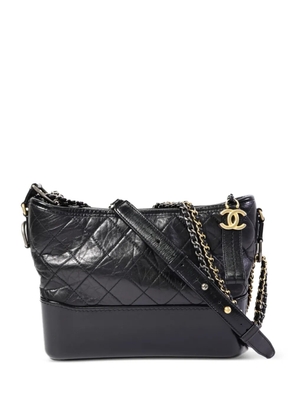 CHANEL Pre-Owned Gabrielle quilted shoulder bag - Black