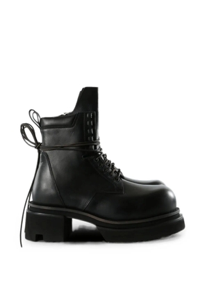 Rick Owens lace-up platform boots - Black
