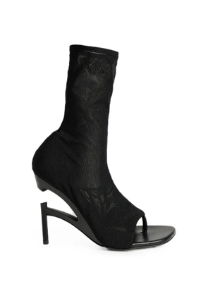 B1ARCHIVE mesh-panelled open-toe sandals - Black