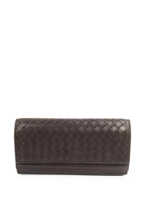 Bottega Veneta Pre-Owned Intrecciato leather wallet - Brown