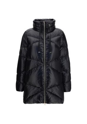 Herno quilted drawstring-hood jacket - Blue