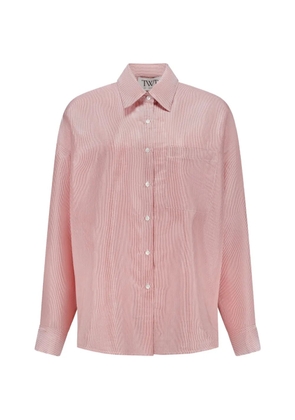TWP striped shirt - Red