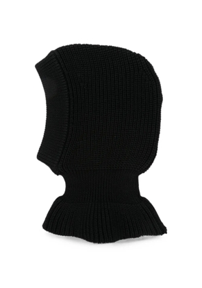 LEMAIRE ribbed-knit balaclava - Black