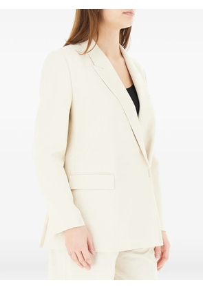 BOSS Janka fitted jacket - White