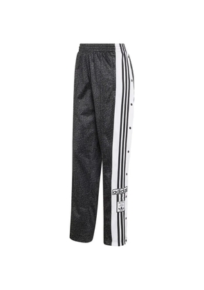 adidas AOP Adi-Break side-stripe leopard-print track pants - Black