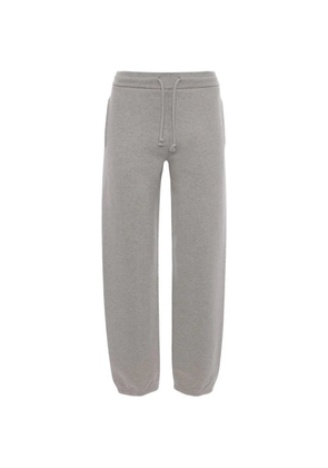 Victoria Beckham logo-embroidered track pants - Grey