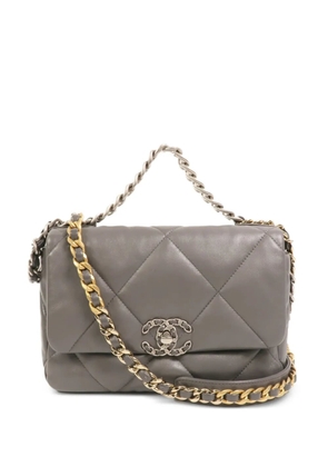 CHANEL Pre-Owned 19 CC turn-lock tote bag - Grey
