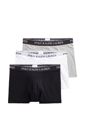 Ralph Lauren Collection logo-waistband boxer briefs (set of 3) - Black