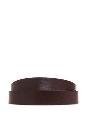 Victoria Beckham Portofino Mirror leather belt - Brown