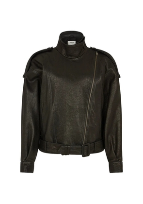 ducie Serpa grained calf leather jacket - Black