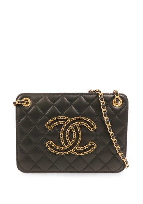 CHANEL Pre-Owned Coco Mark quilted chain shoulder bag - Black