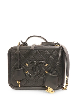 CHANEL Pre-Owned CC Filigree shoulder bag - Black