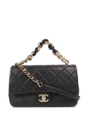 CHANEL Pre-Owned quilted CC turn-lock shoulder bag - Black