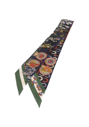 Hermès Pre-Owned Pony Pit Stop Twilly scarf - Blue