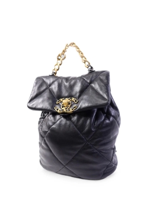 CHANEL Pre-Owned Chanel 19 CC turn-lock backpack - Black